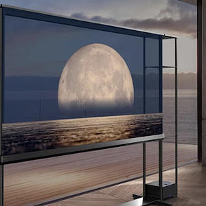 LG transparent OLED T