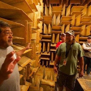 Pilgrimage 2023 Roy Delgado in Anechoic Chamber.jpeg