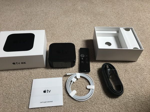 What comes in on sale apple tv box